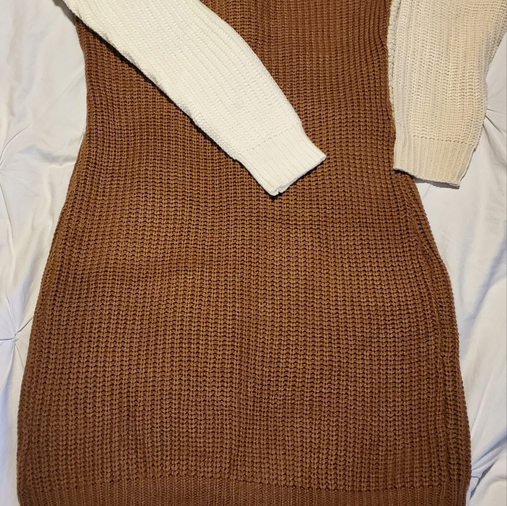 Unworn Sweater Dress, 2 ways to wear it.  Comfy and stylish